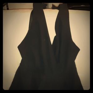 Black short/dress romper